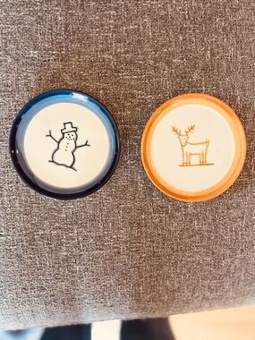 Pottery Barn Keepsake Christmas Coasters